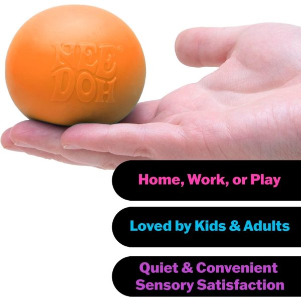 NeeDoh Original Sensory Ball - Orange