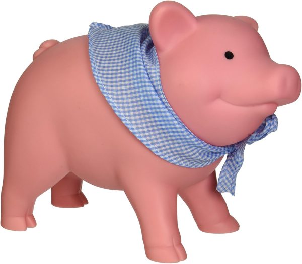 Schylling Rubber Piggy Bank Pink. 1 EA